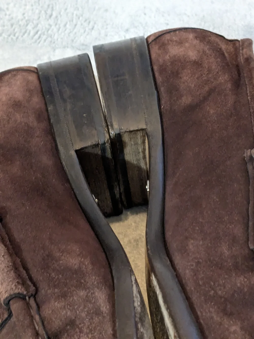 Gucci Men’s Brown Suede Horsebit Loafers 13 D